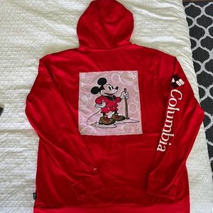 Columbia x Mickey Mouse Omni shade hooded long sleeve pullover discontinued